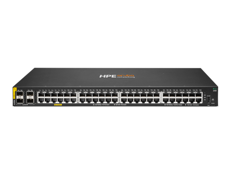 Aruba  CX 6100 48G Class4 PoE 4SFP+ 370W Switch JL675A